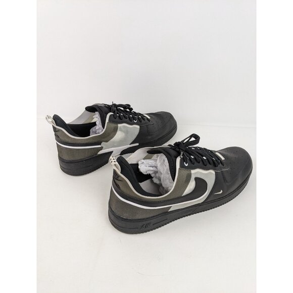 Nike Air Force 1 Low React 'Black White' Running Shoes DM0573-002 Men’s Size 18 - Picture 4 of 7